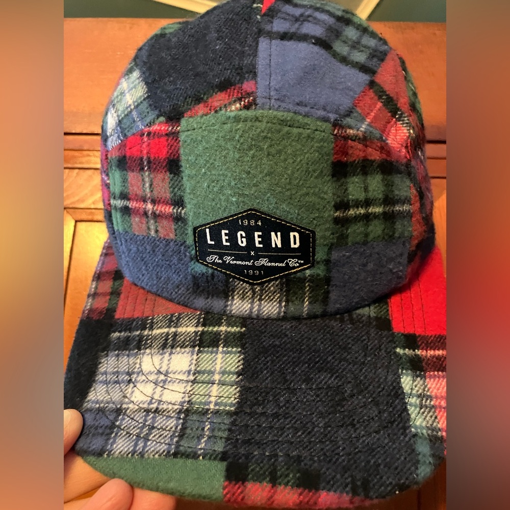Legend, Vermont Flannel Co. collaboration hat
